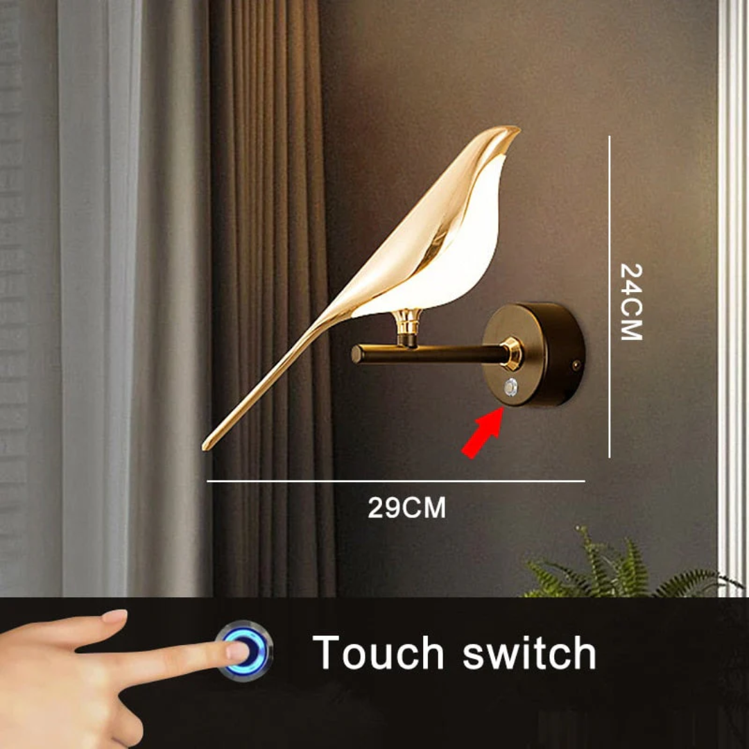 Rotating LED Wall Lamp - LuminaBird | Stornfield