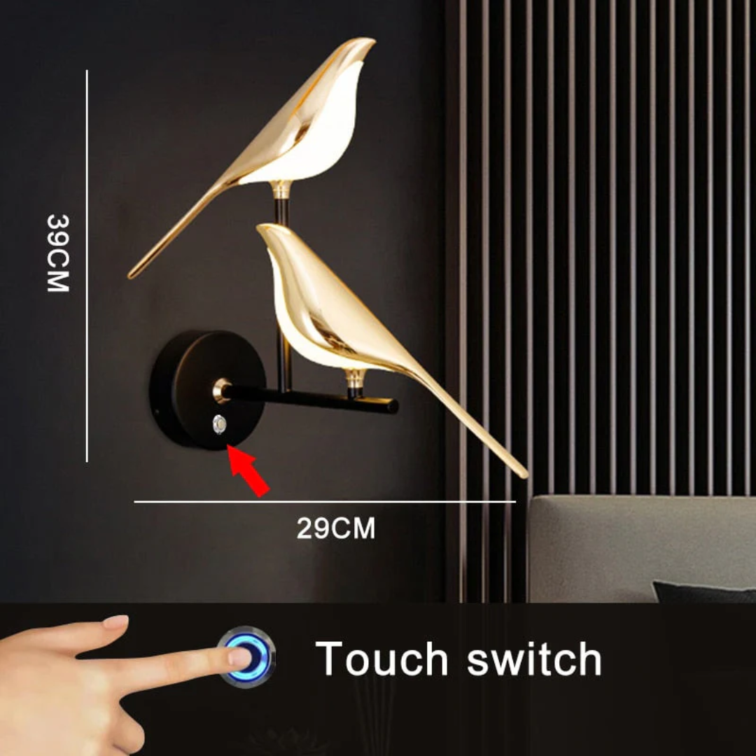 Rotating LED Wall Lamp - LuminaBird | Stornfield