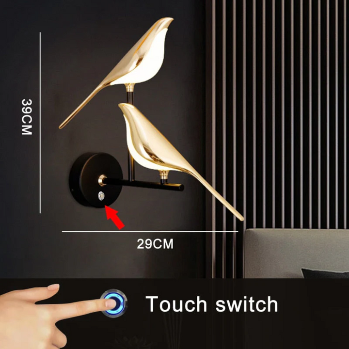 Rotating LED Wall Lamp - LuminaBird | Stornfield
