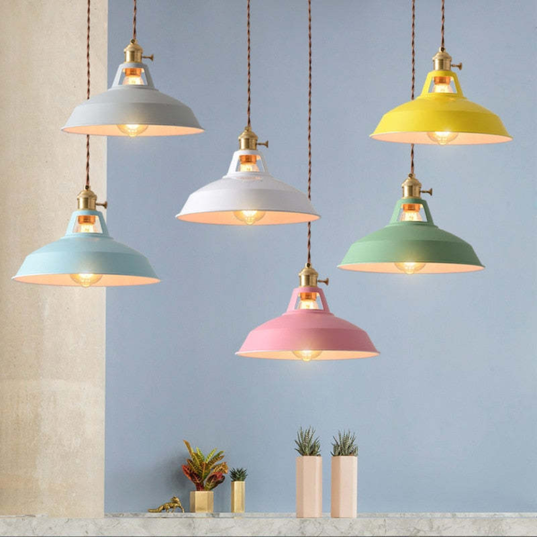 Modern Colorful LED Pendant Lamp - ChromaLuxe | Stornfield