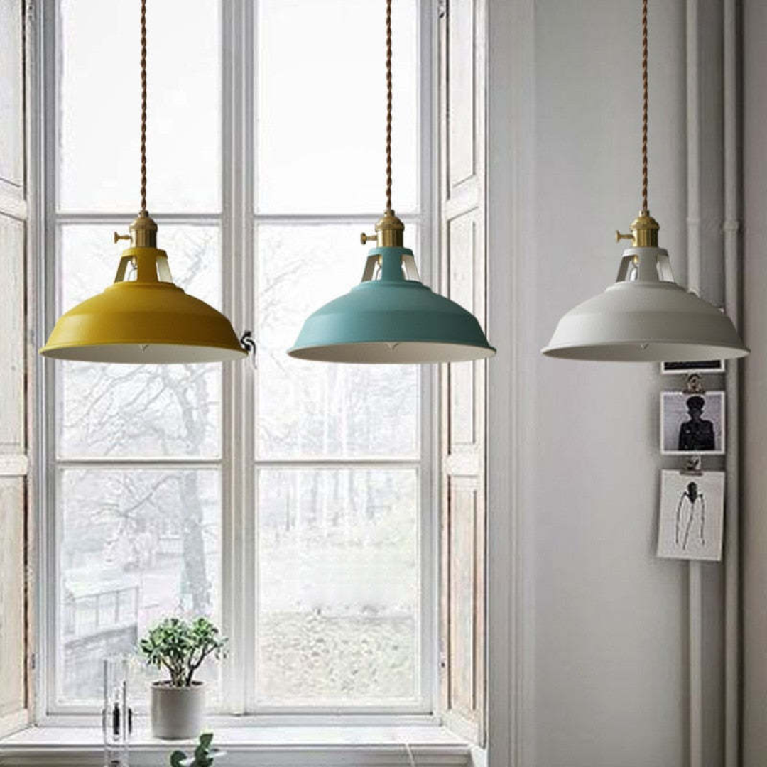 Modern Colorful LED Pendant Lamp - ChromaLuxe | Stornfield