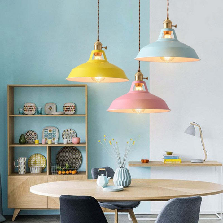 Modern Colorful LED Pendant Lamp - ChromaLuxe | Stornfield