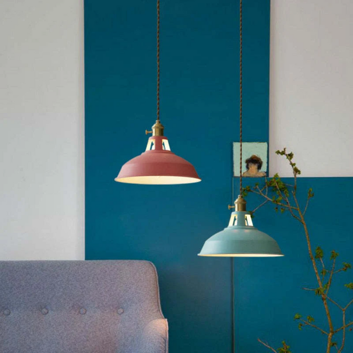 Modern Colorful LED Pendant Lamp - ChromaLuxe | Stornfield