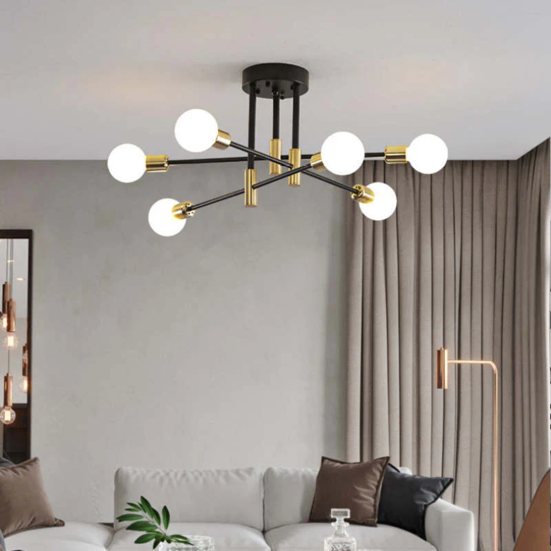 Modern LED Ceiling Lamp - Lumière Royale | Stornfield