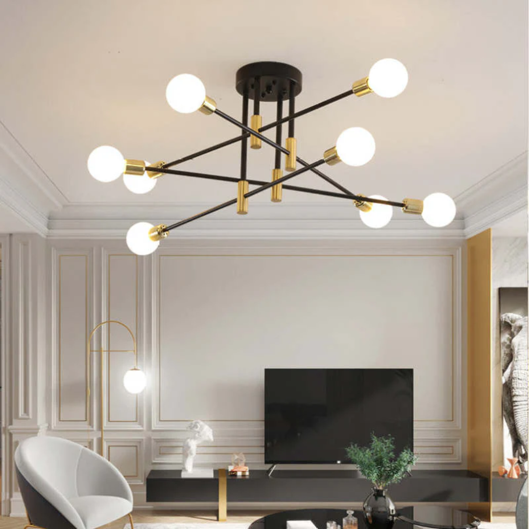 Modern LED Ceiling Lamp - Lumière Royale | Stornfield