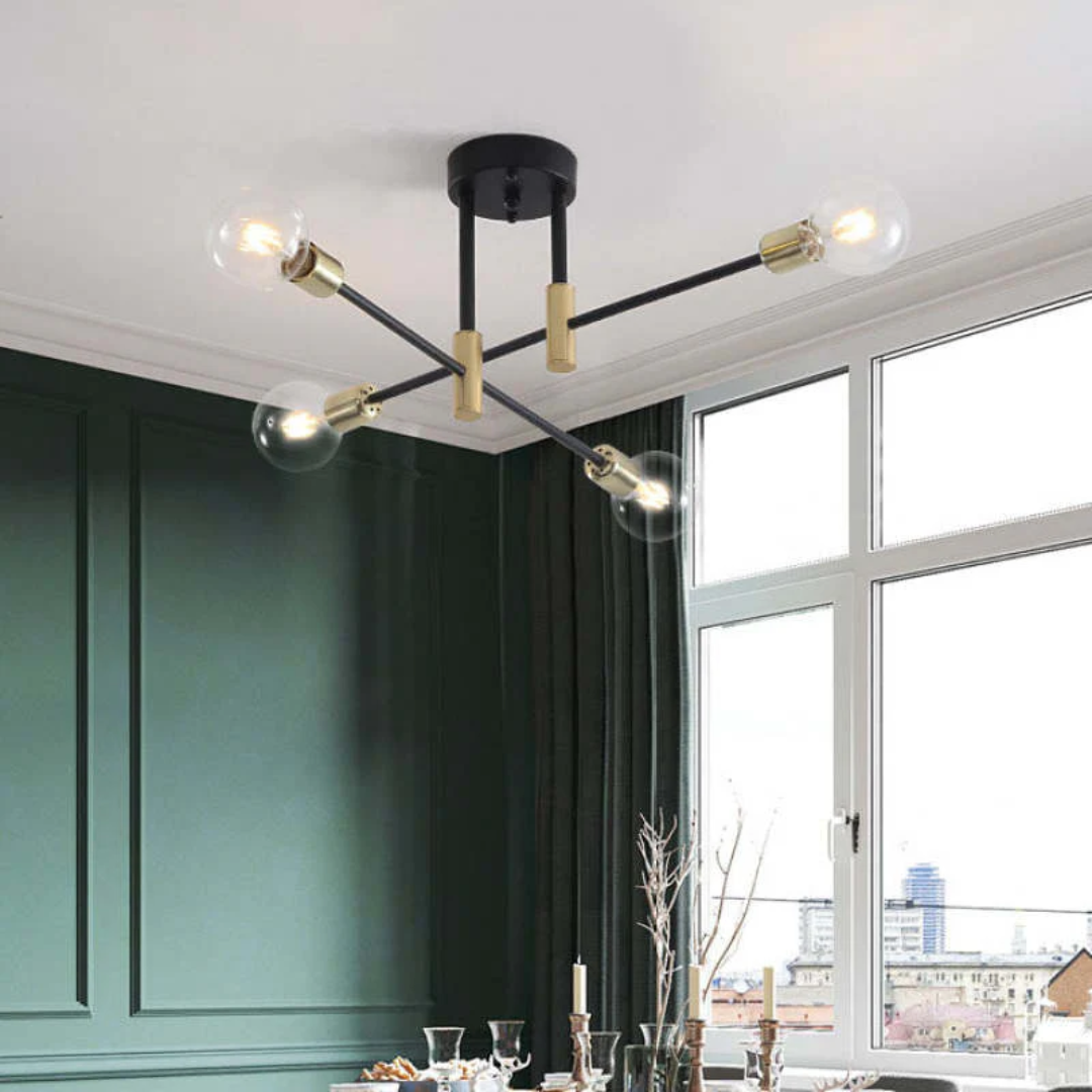 Modern LED Ceiling Lamp - Lumière Royale | Stornfield