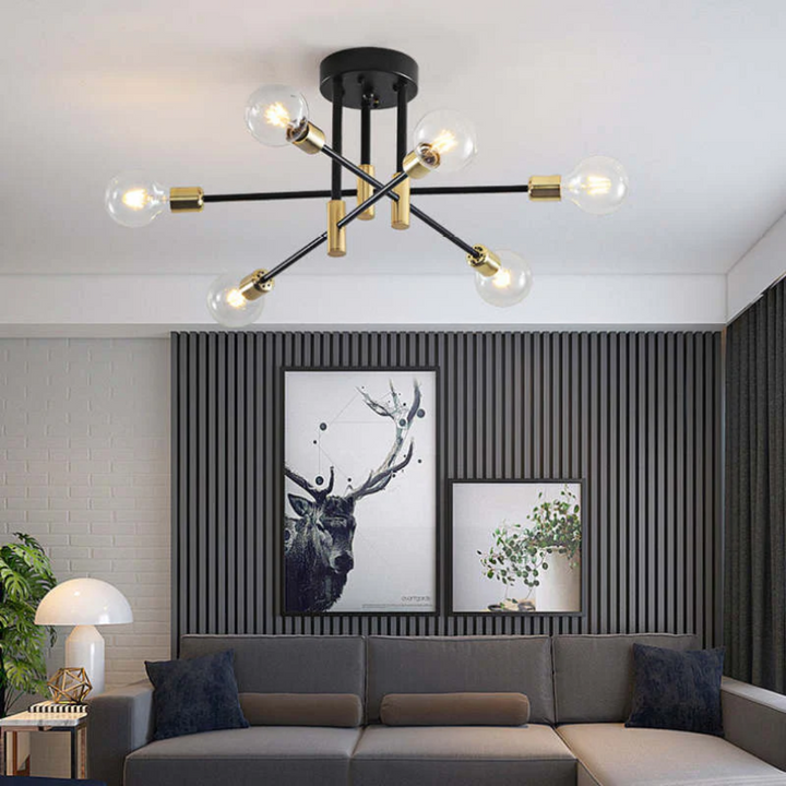 Modern LED Ceiling Lamp - Lumière Royale | Stornfield