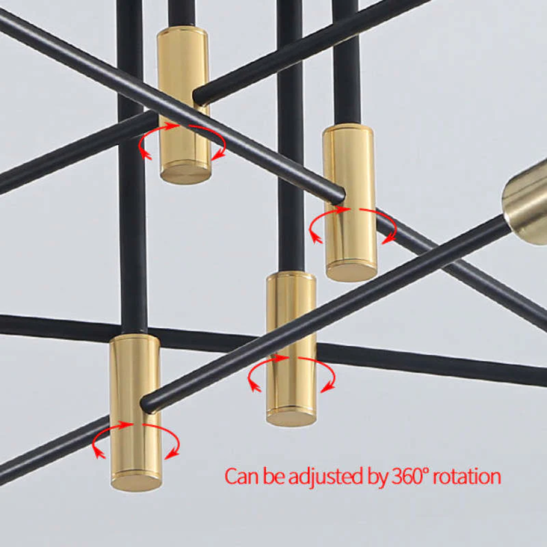 Modern LED Ceiling Lamp - Lumière Royale | Stornfield
