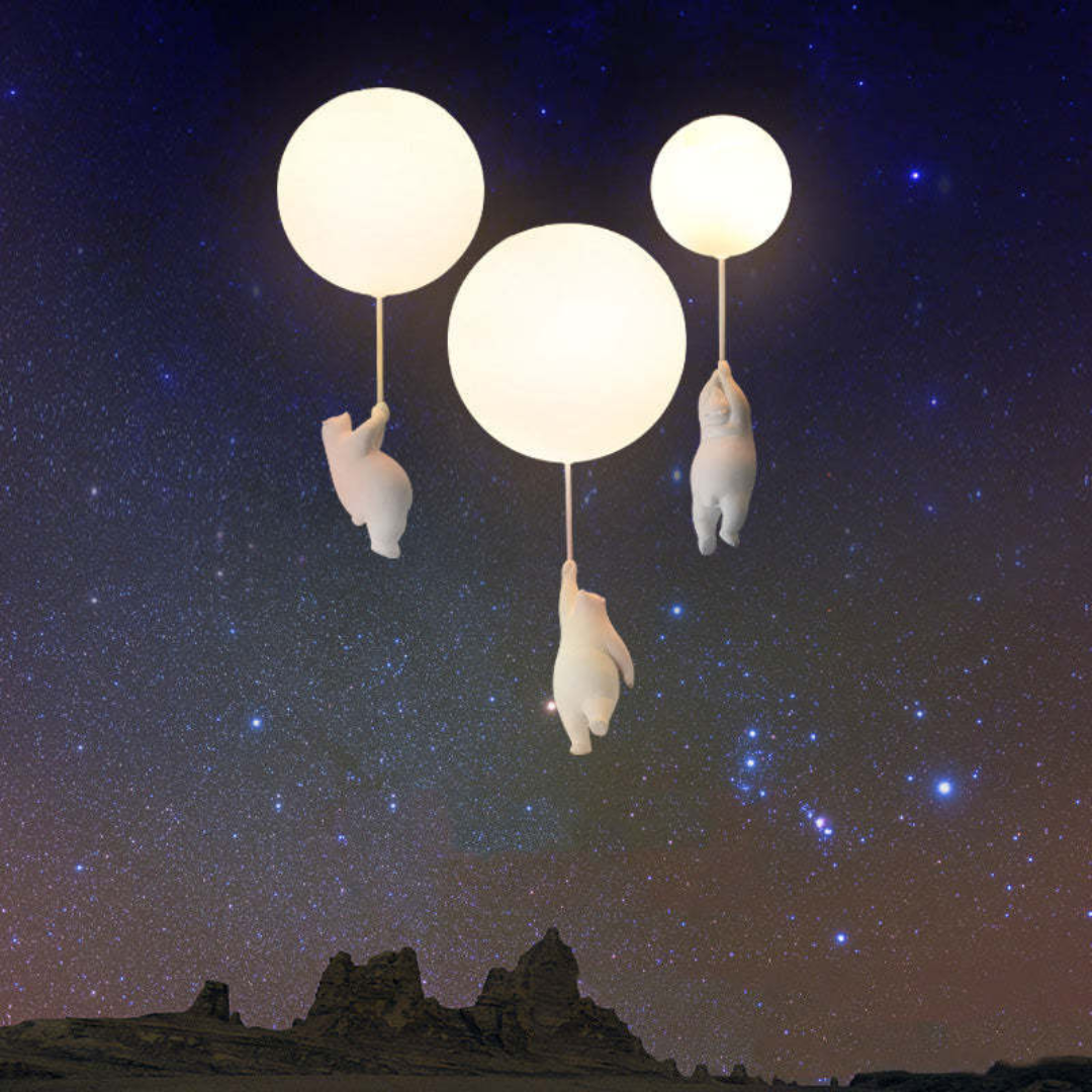 Fateh Ceiling Lamps Pendant Lamps Bear Balloon | Stornfield