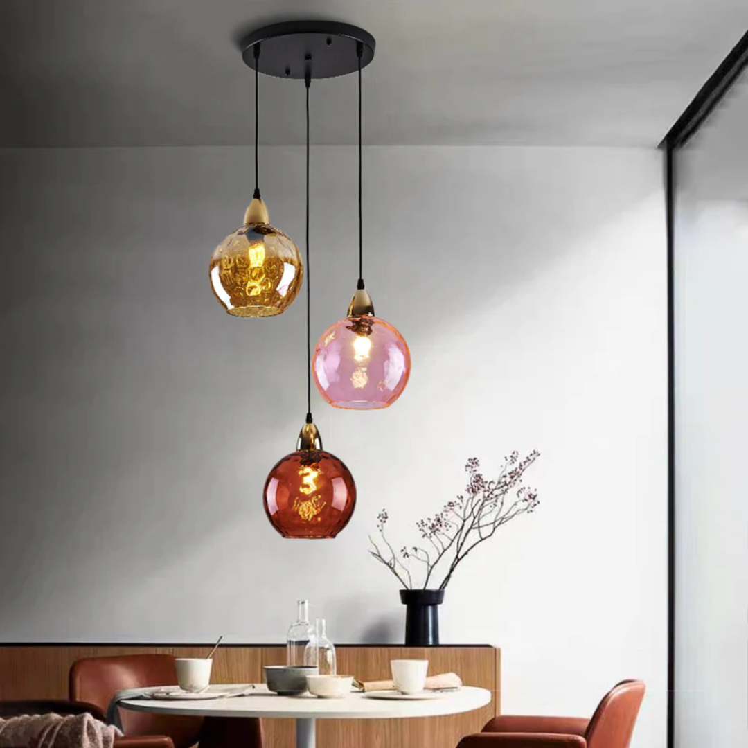 Modern Cluster Pendant Lamp with 3 Lights - Cascade | Stornfield