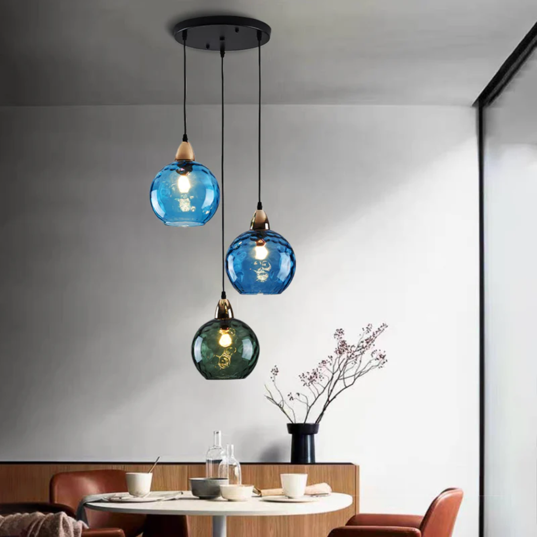 Modern Cluster Pendant Lamp with 3 Lights - Cascade | Stornfield