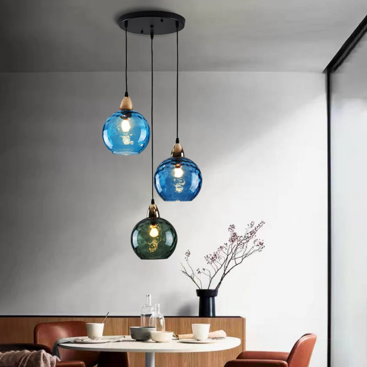 Modern Cluster Pendant Lamp with 3 Lights - Cascade | Stornfield