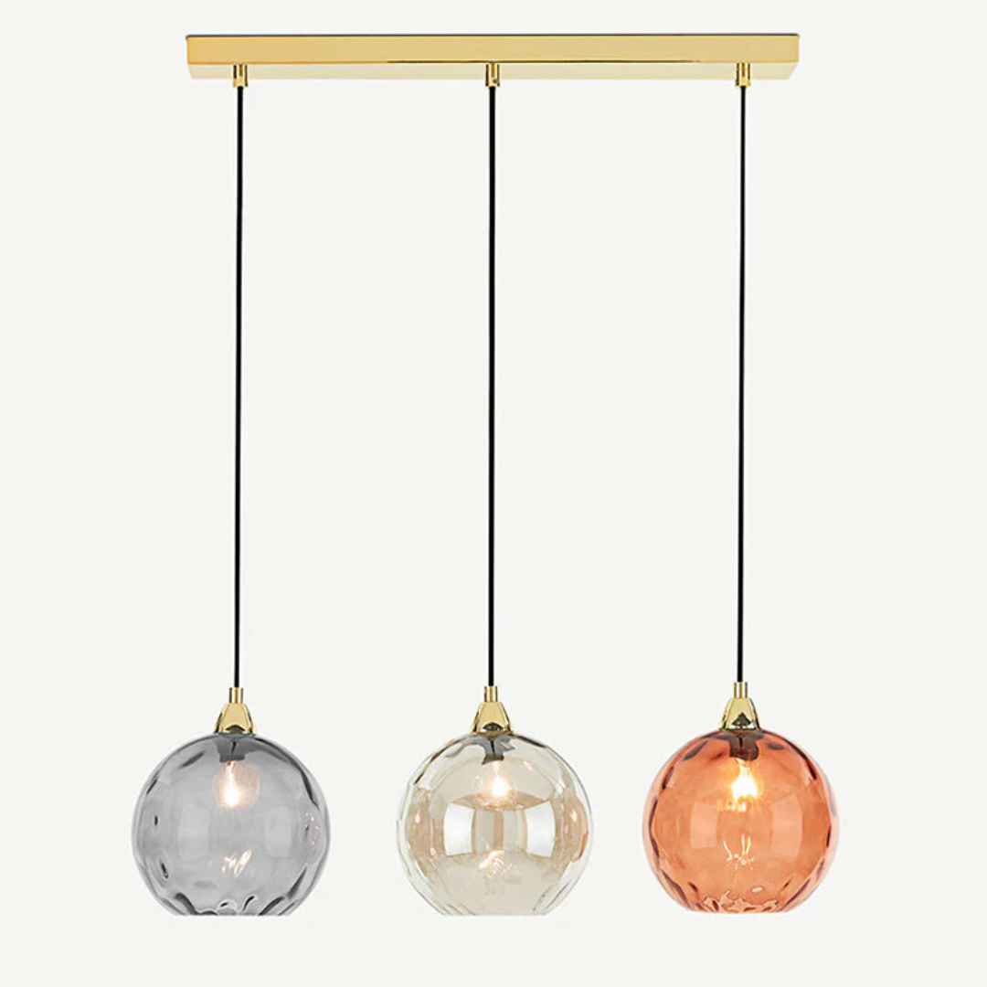 Modern Cluster Pendant Lamp with 3 Lights - Cascade | Stornfield