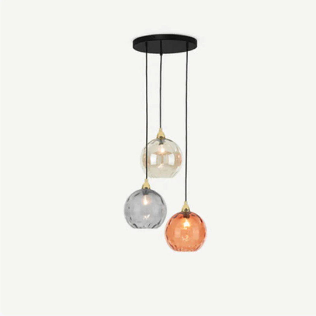 Modern Cluster Pendant Lamp with 3 Lights - Cascade | Stornfield