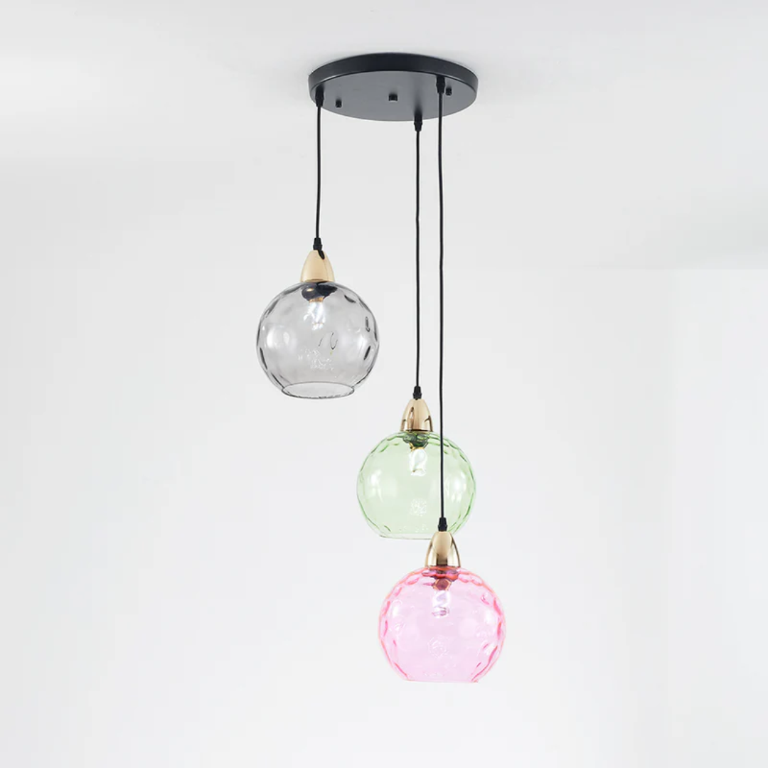 Modern Cluster Pendant Lamp with 3 Lights - Cascade | Stornfield