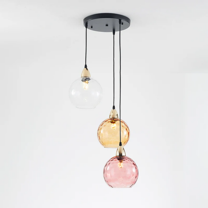 Modern Cluster Pendant Lamp with 3 Lights - Cascade | Stornfield