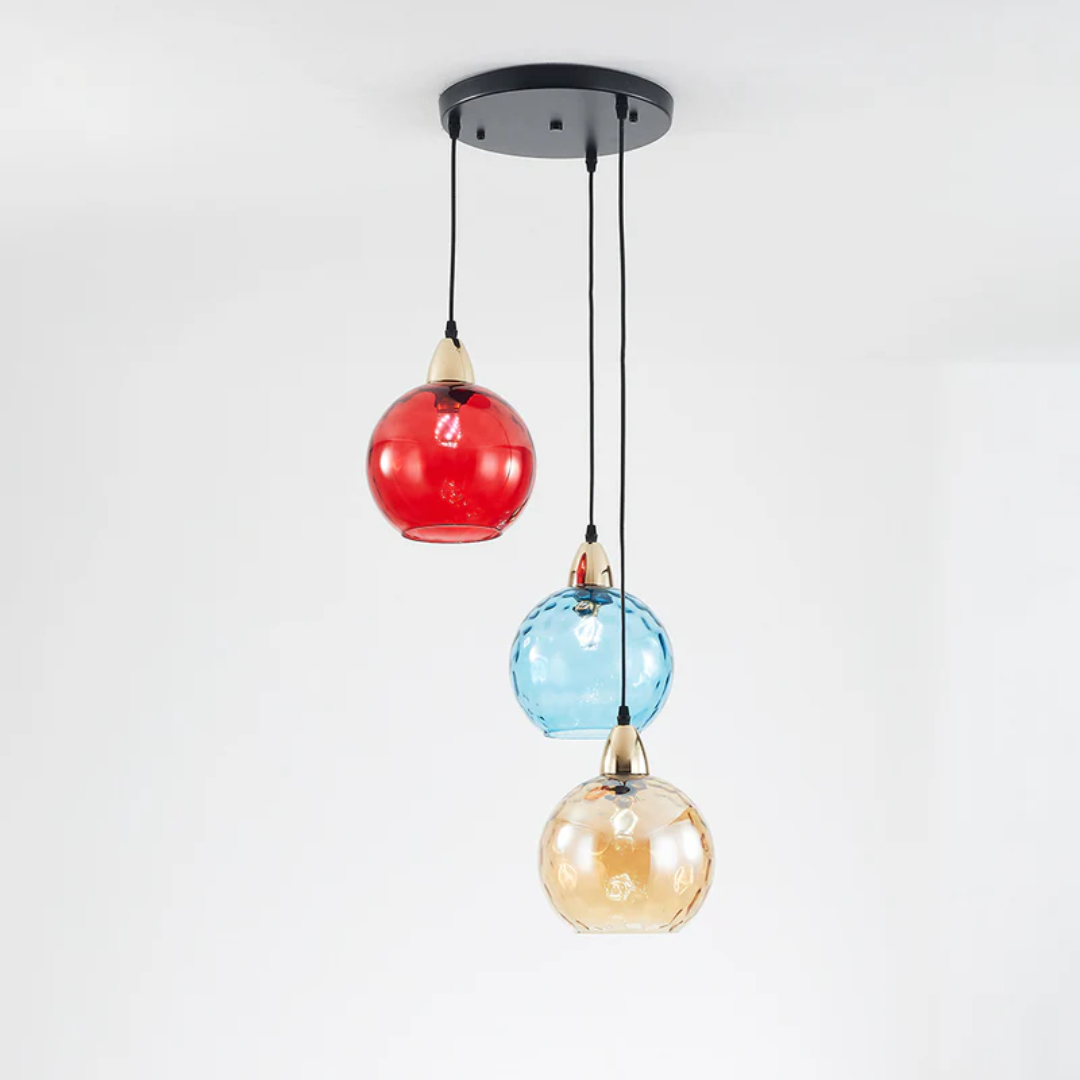 Modern Cluster Pendant Lamp with 3 Lights - Cascade | Stornfield