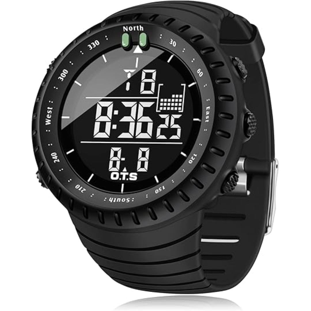 Stornfield | Henry Waterproof Men’s Digital Sports Watch – Shockproof, Tactical & LED Backlit Outdoor Timepiece