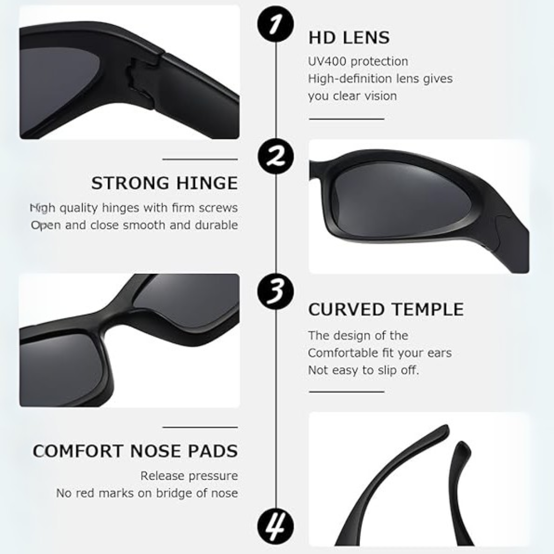 Polarized Sports Sunglasses - SwiftWrap | Stornfield