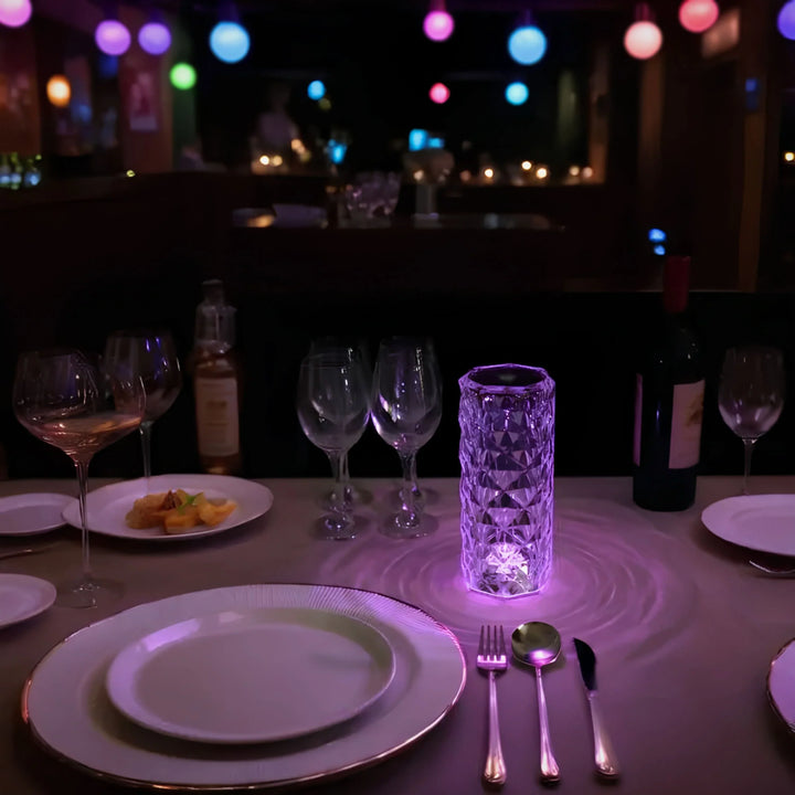 Crystal Table Lamp with Touch Control - Aurora | Stornfield