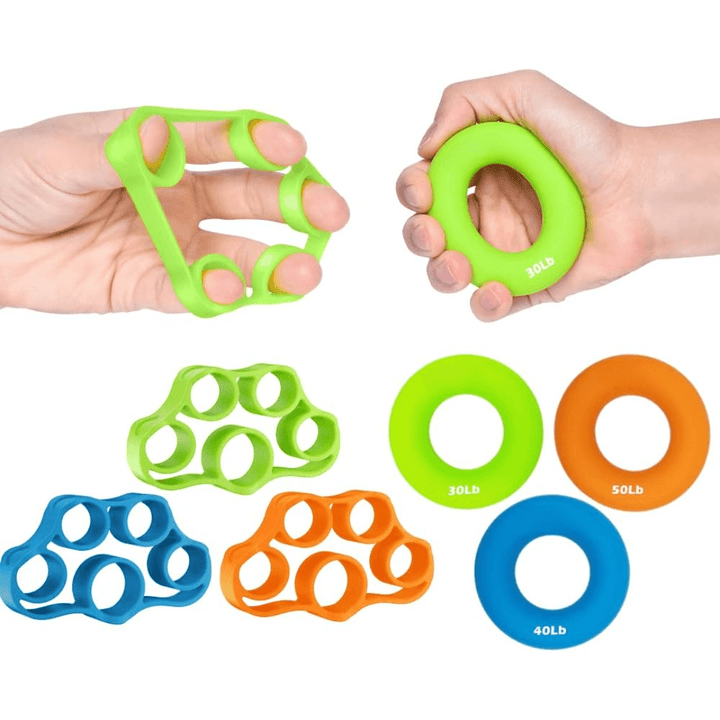Stornfield | 6-piece hand strengthener set to strengthen grip strength & relieve pain