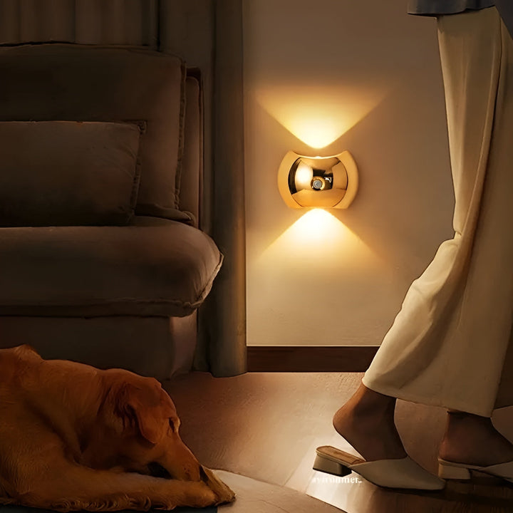 Wall light with motion sensor – Dual LED light Up & Down | Magnetic & PortaStornfielde | Stornfield