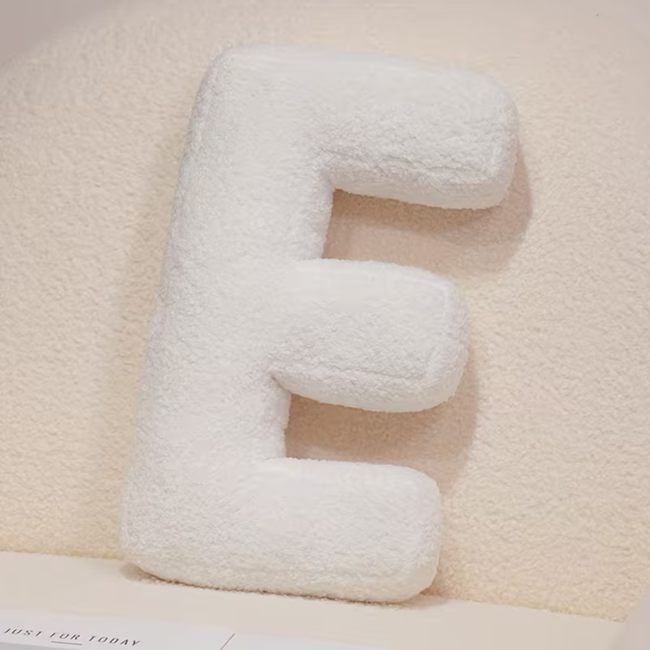 White Letter Decorative Pillow – Soft And Versatile | Creative Pillows For Your Sofa And Bed | Stornfield