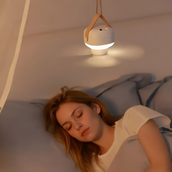 BreezeNova - Portable ceiling fan light with remote control | Stornfield