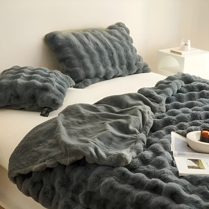 Fleece and fleece Stornfieldanket – Extra soft & warm | Perfect for sofa and bedroom | Stornfield