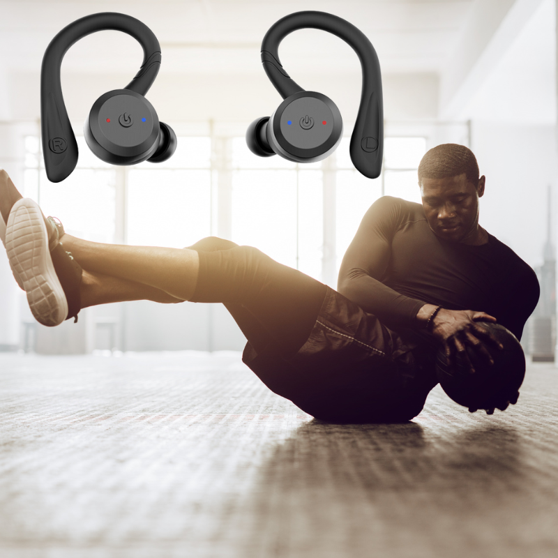 Stornfield | Vega Waterproof Wireless Sport Earbuds – 20 Hours Playtime | Bluetooth 5.0, IPX7 for Swimming & Fitness