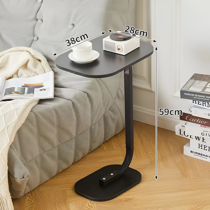 MinimalistCorner Table – Minimalist C-shaped Side Table | Stornfield