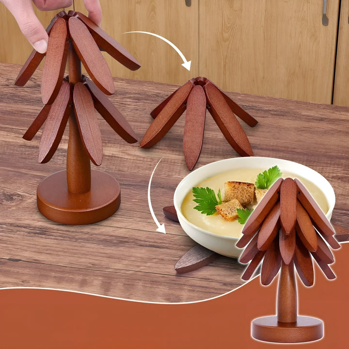 Christmas tree coaster foldaStornfielde – Decorative & Practical | Ideal for drinks & holidays | Stornfield