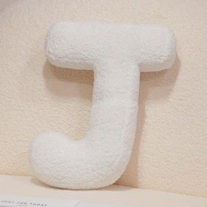 White Letter Decorative Pillow – Soft And Versatile | Creative Pillows For Your Sofa And Bed | Stornfield
