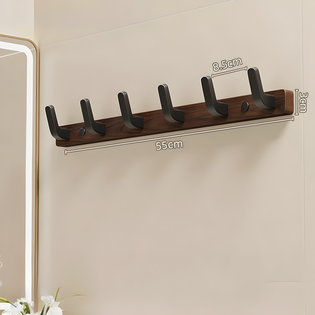 WalnutWisp Hook – Walnut Wood Wall Hook | Stornfield