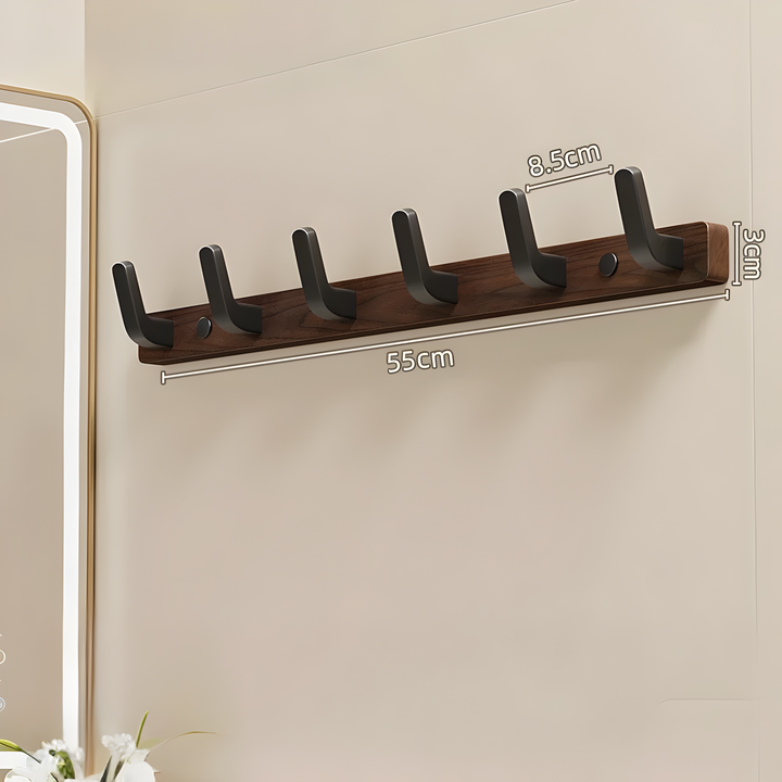 WalnutWisp Hook – Walnut Wood Wall Hook | Stornfield