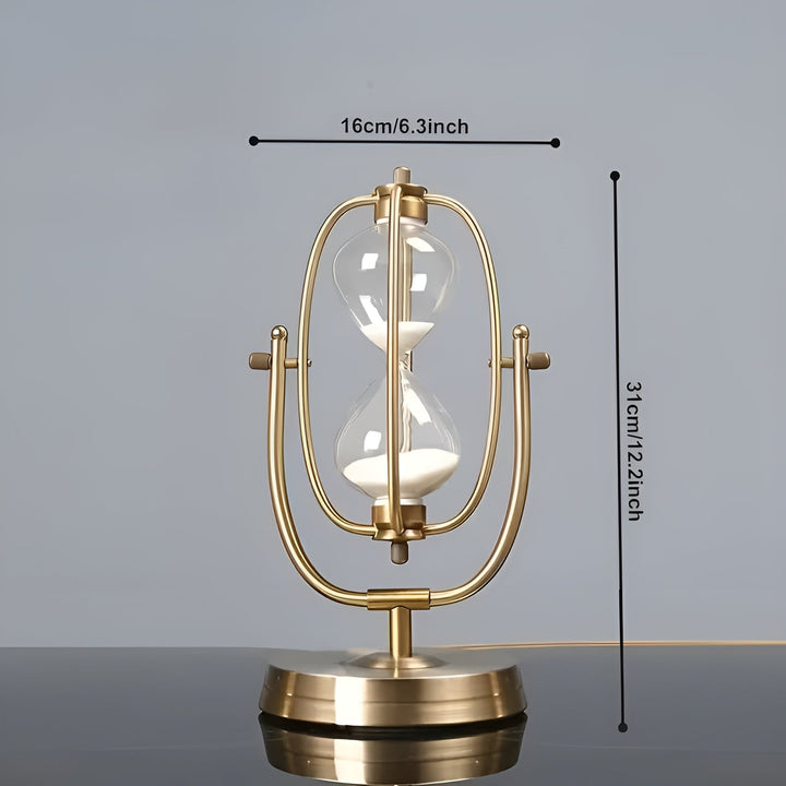 Classic hourglass to turn – Decorative and Relaxing | Stylish taStornfielde decoration with flowing sand | Stornfield