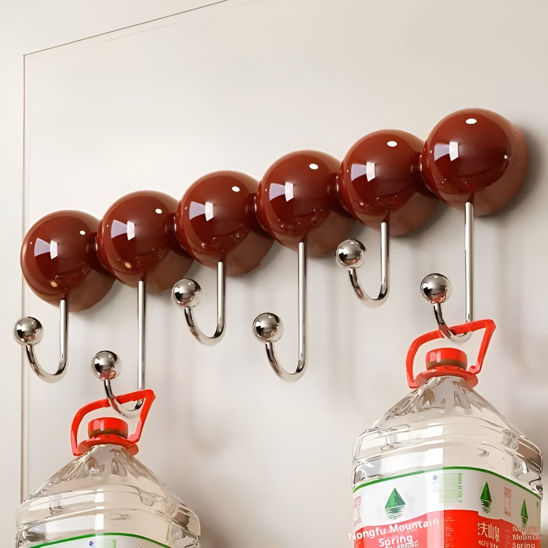 Shower hooks with suction cup – Strong hold without drilling | Perfect for bath and shower | Stornfield