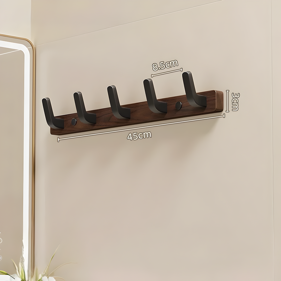 WalnutWisp Hook – Walnut Wood Wall Hook | Stornfield