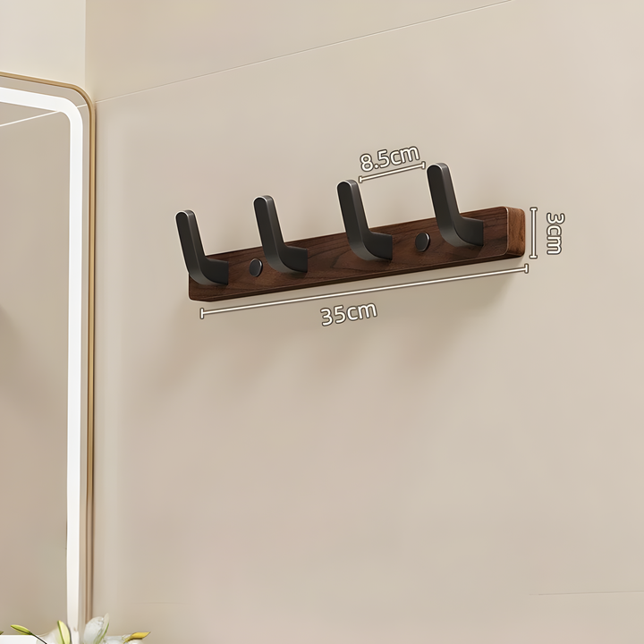 WalnutWisp Hook – Walnut Wood Wall Hook | Stornfield