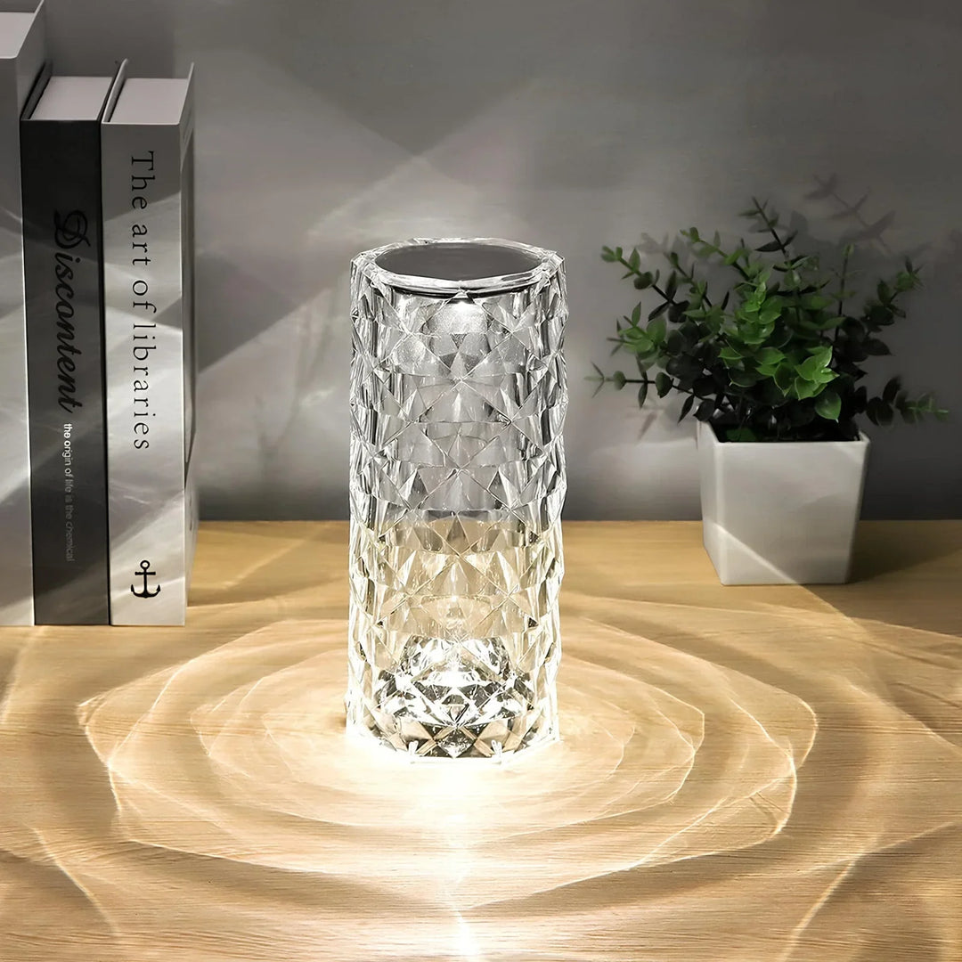 Crystal Table Lamp with Touch Control - Aurora | Stornfield