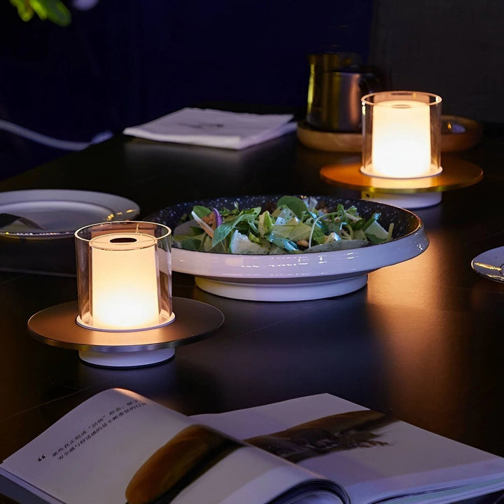 Glass Candle Table Lamp | Stornfield