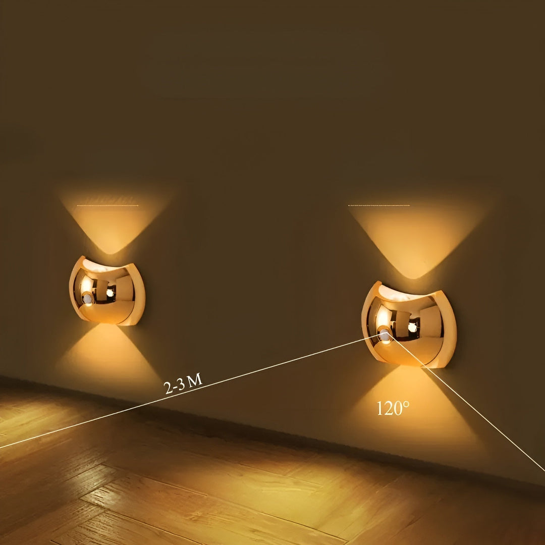 Wall light with motion sensor – Dual LED light Up & Down | Magnetic & PortaStornfielde | Stornfield