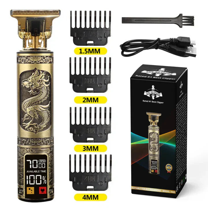 Professional hair clipper with carbon steel T-blade | Stornfield