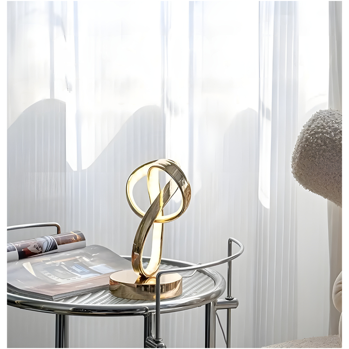 Stornfield | Lamp - Luxury Golden Möbius Ring Desk Reading Lamp