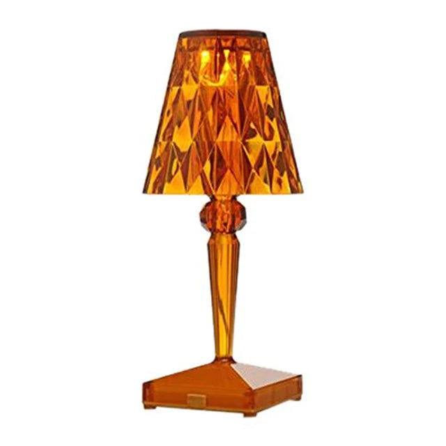 Acrylic Crystal Table Lamp – Artistic Design, Dimmable, Energy Saving, Ideal for Living Room or Bedroom | Stornfield