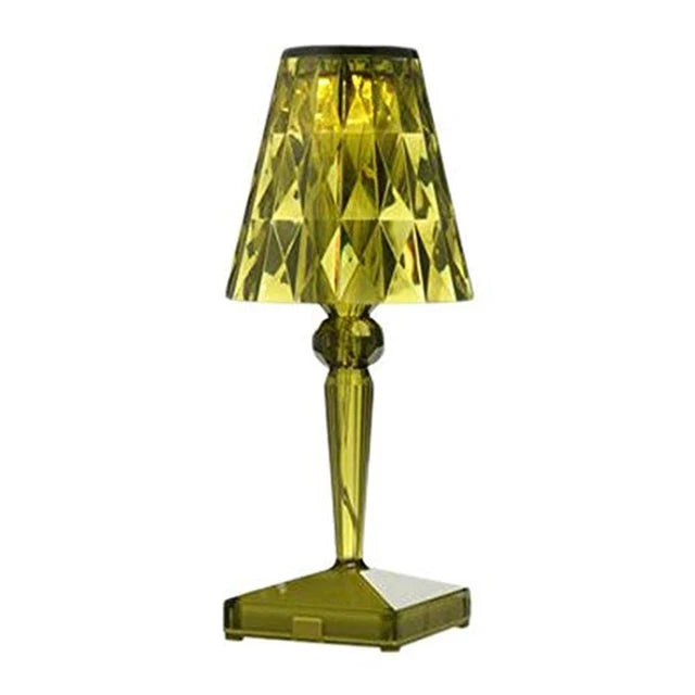 Acrylic Crystal Table Lamp – Artistic Design, Dimmable, Energy Saving, Ideal for Living Room or Bedroom | Stornfield