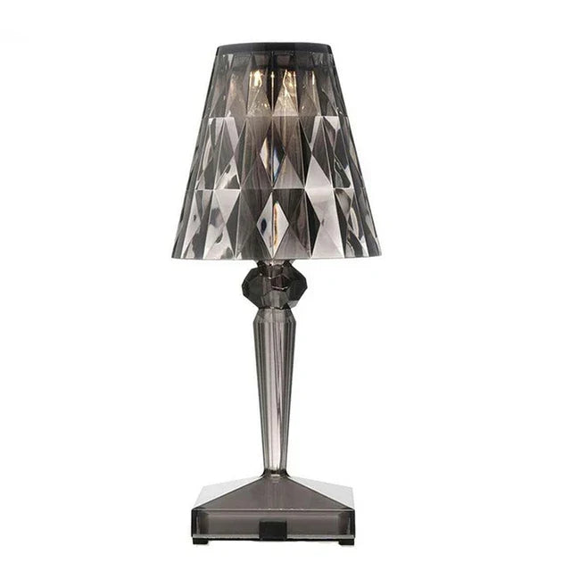 Acrylic Crystal Table Lamp – Artistic Design, Dimmable, Energy Saving, Ideal for Living Room or Bedroom | Stornfield