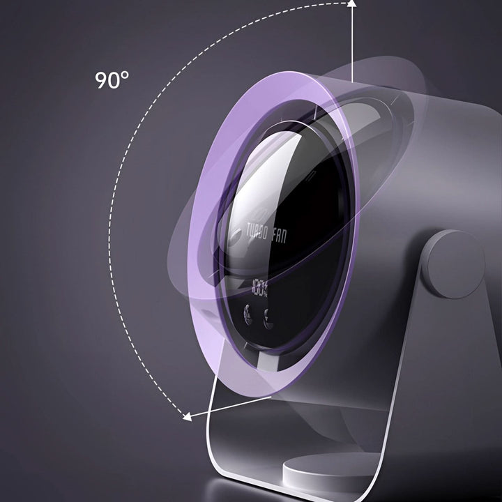 Stornfield | Turbo Blade-Free Fan with LED Display Quiet Cooling