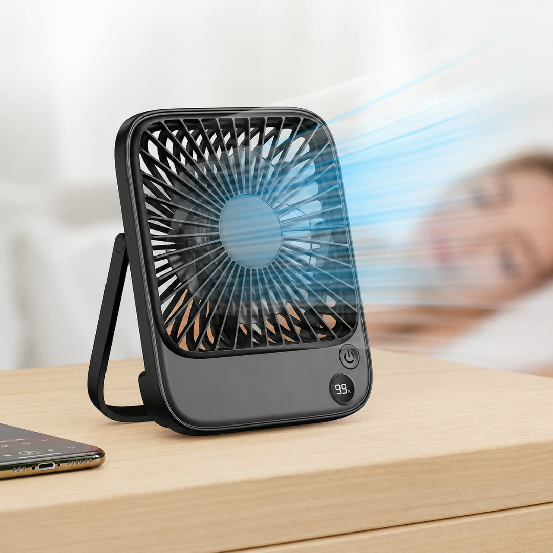 Portable Ventilator with Battery – 4 Speed Settings | Stornfield