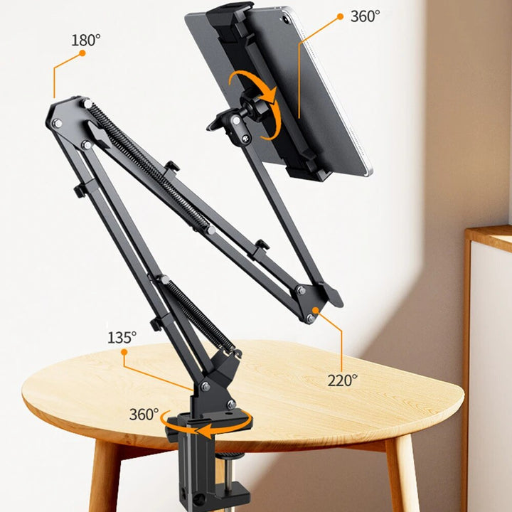 Stornfield | Tablet Holder – FlexiMount – 360° Rotatable – Adjustable Stand
